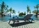 Шезлонг полипропиленовый Siesta Pacific Dark Grey Black - изображение 10