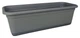 Балконный ящик для цветов Form-Plastic Venus ECO прямоугольный 4,3 л 16 х 13 х 40 см, Цвет Антрацит - изображение 1