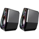 Компьютерные колонки Defender Solar 10 2.0 10Вт Bluetooth RGB USB Black (65940) - изображение 4