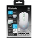 Миша Defender Pandora GM-502, бездротова, ігрова, 7кн., 3200 dpi., 500 mAh, біла - зображення 8