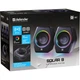 Компьютерные колонки Defender Solar 9 2.0 10Вт Bluetooth RGB USB Black (65939) - изображение 9