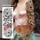 Тимчасове водостійке тату рукав TATTOOSHKA "Freedom" LD-02 - зображення 3