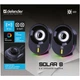 Компьютерные колонки Defender Solar 8 2.0 10Вт Bluetooth RGB USB Black (65938) - изображение 7
