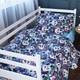 Простынь MirSon Бязь 17-0722 Tiny Panda 200x220 см (2200010687149) - изображение 2