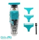 Аккумуляторный триммер для стрижки бороды и усов с USB и LED-дисплеем Daling DL-1631 Pro Голубой - изображение 1