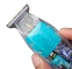 Аккумуляторный триммер для стрижки бороды и усов с USB и LED-дисплеем Daling DL-1631 Pro Голубой - изображение 3