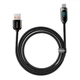 Кабель 2м. USB to Type-C Display Fast Charging 66W, Black Baseus для зарядки та передачі даних (CASX020101) - зображення 4