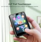 MP3 плеер ZAQE M4 Black, на 128 ГБ с Bluetooth 5.4, встроенный усилитель звука, HD динамик, HiFi Sound FM-радио + чехол, наушники - изображение 3