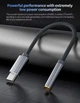 Підсилювач звуку для навушників KZ AM01 USB-C to 3.5 мм з потужним чіпом MAX97220 IC до 600 Ом Black - зображення 7