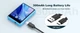 MP3 плеєр SWOFY M4 Black/Blue 64 ГБ Bluetooth 5.3 вбудований HD динамік, HiFi Sound Shuffle Single Loop FM-радіо + чохол, навушники - зображення 9