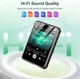 MP3 плеер ZAQE M4 Black, на 128 ГБ с Bluetooth 5.4, встроенный усилитель звука, HD динамик, HiFi Sound FM-радио + чехол, наушники - изображение 7