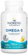 Омега риб'ячий жир Nordic Naturals Omega-3 690 мг 120 капсул Лимон в упаковці (ARE-573739) - зображення 1