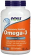 Рыбий жир Омега 3 Now Foods Omega-3 180 ЕПК/120 ДГК 200 капсул в упаковке (ARE-573745) - изображение 1