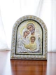 Срібна ікона «Свята Родина» Silver Axion ( 26см x 21см) EPZ5 - зображення 3