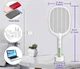 Лампа-уничтожитель комаров Insect Killer аккумуляторная 1200mAh USB White (3_06207) - изображение 3