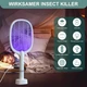 Лампа-уничтожитель комаров Insect Killer аккумуляторная 1200mAh USB White (3_06207) - изображение 6