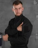 Костюм офіційний Black саржа манжети на хлястиках липучки під шеврони XL - зображення 3