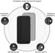 Захисне скло для смартфона Apple iPhone 13 mini Drobak Anty Spy Black (606054) - зображення 8