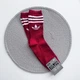 Чоловічі спортивні шкарпетки високі з принтом Adidas кольорові, Червоні/42-45р. - зображення 2