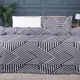 Комплект постельного белья MirSon Полуторный 143х210 см Ranforce&nbsp;Elite 17-0629&nbsp;Diamond&nbsp;Black&nbsp;White Ранфорс (2200008464691) - изображение 1