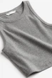 Топ H&M 271049251_gray S Сірий - зображення 5