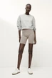 Шорти H&M 270711582 M Темно-бежевий - изображение 2