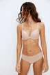 Бюстгальтер push-up H&M 270506098_beige 75D Темно-бежевий - изображение 1