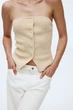 Топ H&M 271219064 L Жовтий - изображение 3