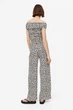 Комбинезон H&M 271182093 XL Светло-Бежевый/Черный горох - изображение 4