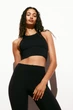 Топ спортивний H&M 271143646_black M Чорний - зображення 5