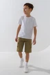 Капри для мальчика Kids Club 86384 116 см Оливковый - изображение 1