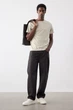 Футболка H&M 270685816_lightbeige XL Світло-бежевий - изображение 2