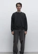 Світшот оверсайз H&M 420528 L Темно-сірий - изображение 1