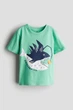 Футболка H&M 271216652_lightgreenfish 134 Зелений/Риба - зображення 1