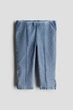 Легинсы-капри H&M 271244049_blue 92 Голубой - изображение 1