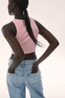 Топ H&M 271049251_pink XS Розовый - изображение 5