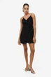 Платье из вискозы H&M 1177683001c61 XS черное (100009336) - изображение 3