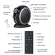 Проектор зоряного неба starry sky projector, нічник лазерний з акумулятором на стелі з пультом Чорний - зображення 5