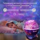 Проектор галактики Яйцо, ночник звёздного неба лазерный, с Bluetooth колонкой, пультом Радуга - изображение 11