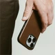 Чохол Nomad Modern Leather Case Rustic Horween для iPhone 16 Pro Max Коричневий (NM01689485) - зображення 10