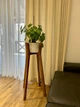 Подставка для вазонов WoodDecor косоногая высокая бук 210x880x500 мм Коричневый - изображение 1