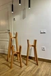Подставка для вазонов WoodDecor косоногая маленькая бук 210x495x390мм покрытие маслом - изображение 3