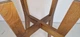 Подставка для вазонов WoodDecor косоногая маленькая бук 210x495x390мм Коричневая - изображение 3