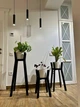 Подставка для вазонов WoodDecor косоногая высокая бук 210x880x500 мм Черный - изображение 4