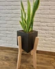 Підставка для вазонів 260x490x400мм WoodDecor косонога бук без покриття - зображення 1