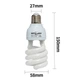 Люмінесцентна лампа Repti-Zoo Desert Lamp 10.0 UVB 26W для пустельних та тропічних рептилій (CT1026) - зображення 4