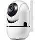 Камера видеонаблюдения CAMERA Wifi QC011 Белая Беспроводная поворотная видеоняня с инфракрасной подсветкой - изображение 1