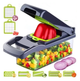 Многофункциональная овощерезка Veggie Slicer 14в1 Ручной комбайн для нарезки и шинковки овощей - изображение 6