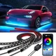 Світлодіодна підсвітка RGB-стрічка для дна автомобіля bluetooth - зображення 2