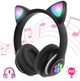 Беспроводные Bluetooth наушники с кошачьими ушками и цветной подсветкой Cat VZV-23M - изображение 3